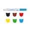 CARIOCA® Baby 6 Color Valorous Washable Marker Set